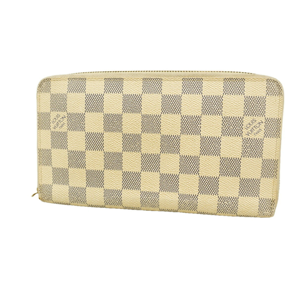Louis Vuitton Damier Azur Zippy Organizer Long Wallet N60012 White (Men's/Wom...